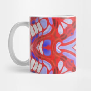 Red WHite and Blue Abstract 78 Mug